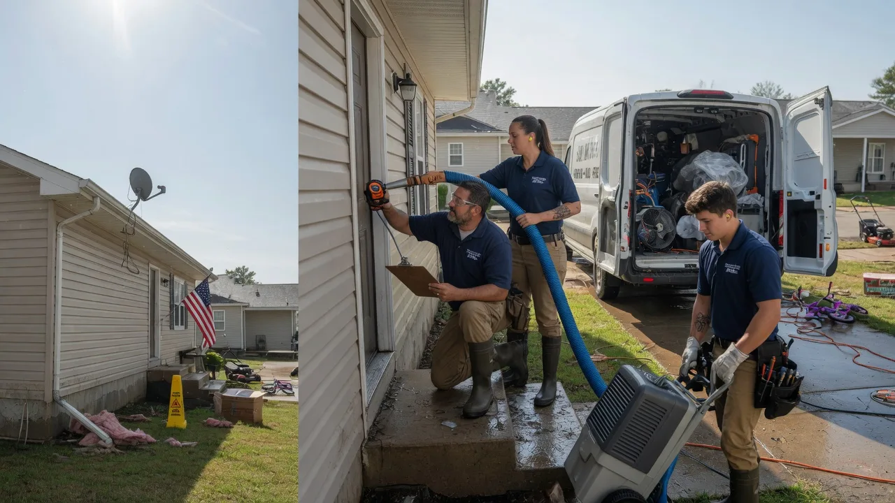 Ceiling Water Damage Restoration in Ludlow, MO near me